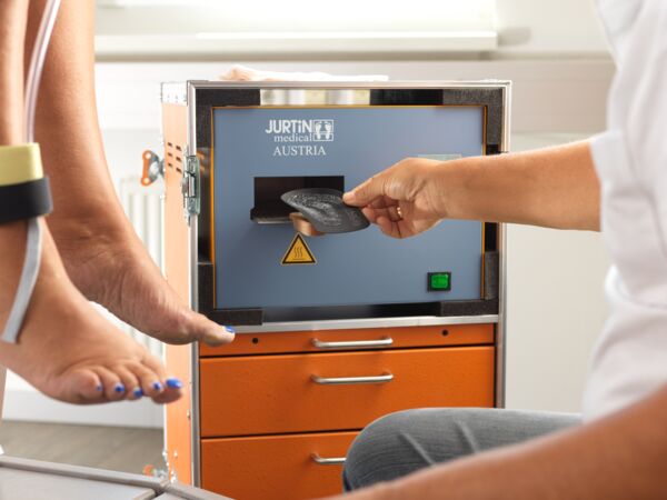 Erwärmen der JURTIN Systemeinlage