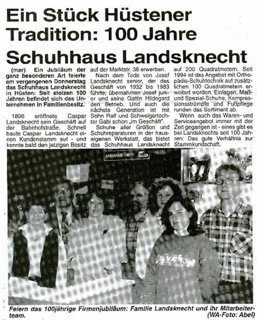 1996 - 100-jähriges Betriebsjubiläum